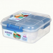 Lunch box with compartments, 1,25 L, SISTEMA BENTO CUBE TO GO