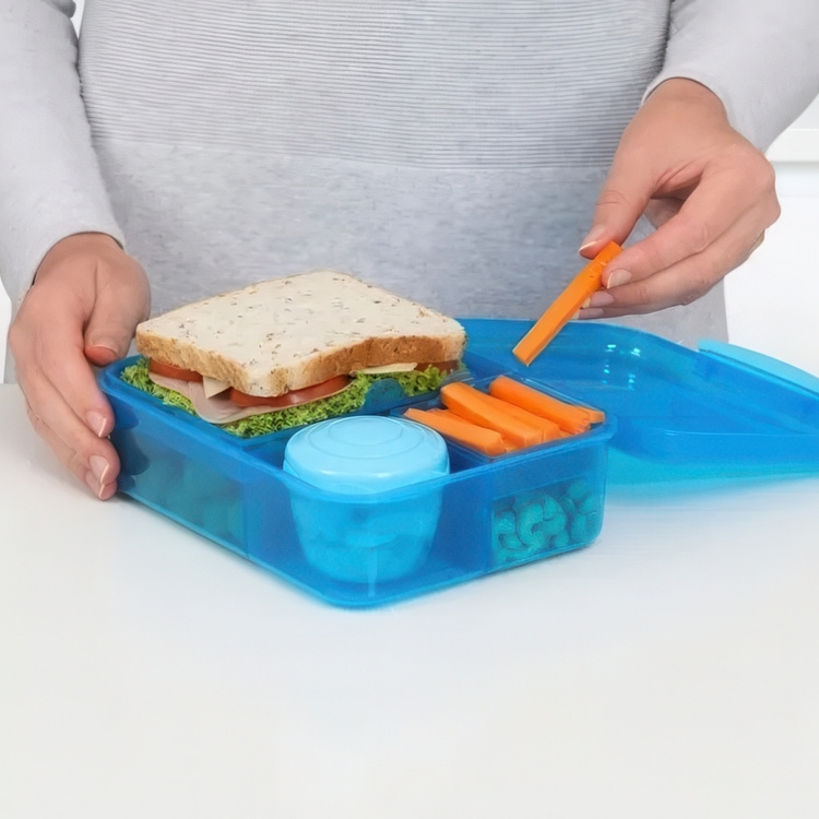 Lunch box with compartments, 1,65 L, SISTEMA BENTO LUNCH in the group Storage / Kitchen storage / Food containers / Lunch boxes and Bento at SmartaSaker.se (42123)