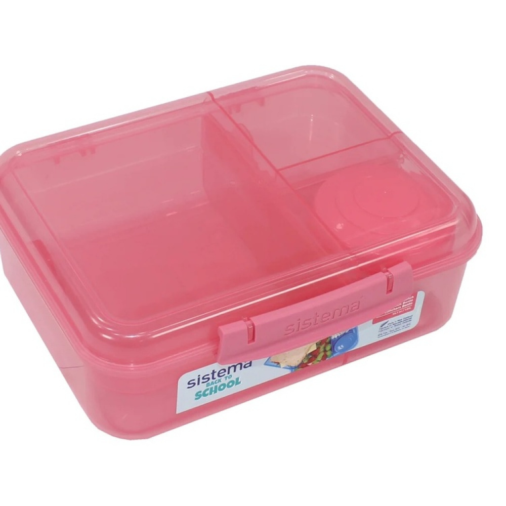 Lunch box with compartments, 1,65 L, SISTEMA BENTO LUNCH in the group Storage / Kitchen storage / Food containers / Lunch boxes and Bento at SmartaSaker.se (42123)