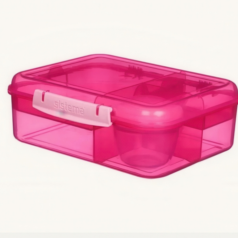 Lunch box with compartments, 1,65 L, SISTEMA BENTO LUNCH in the group Storage / Kitchen storage / Food containers / Lunch boxes and Bento at SmartaSaker.se (42123)