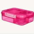 Lunch box with compartments, 1,65 L, SISTEMA BENTO LUNCH Lunch box with compartments, 1,65 L, SISTEMA BENTO LUNCH