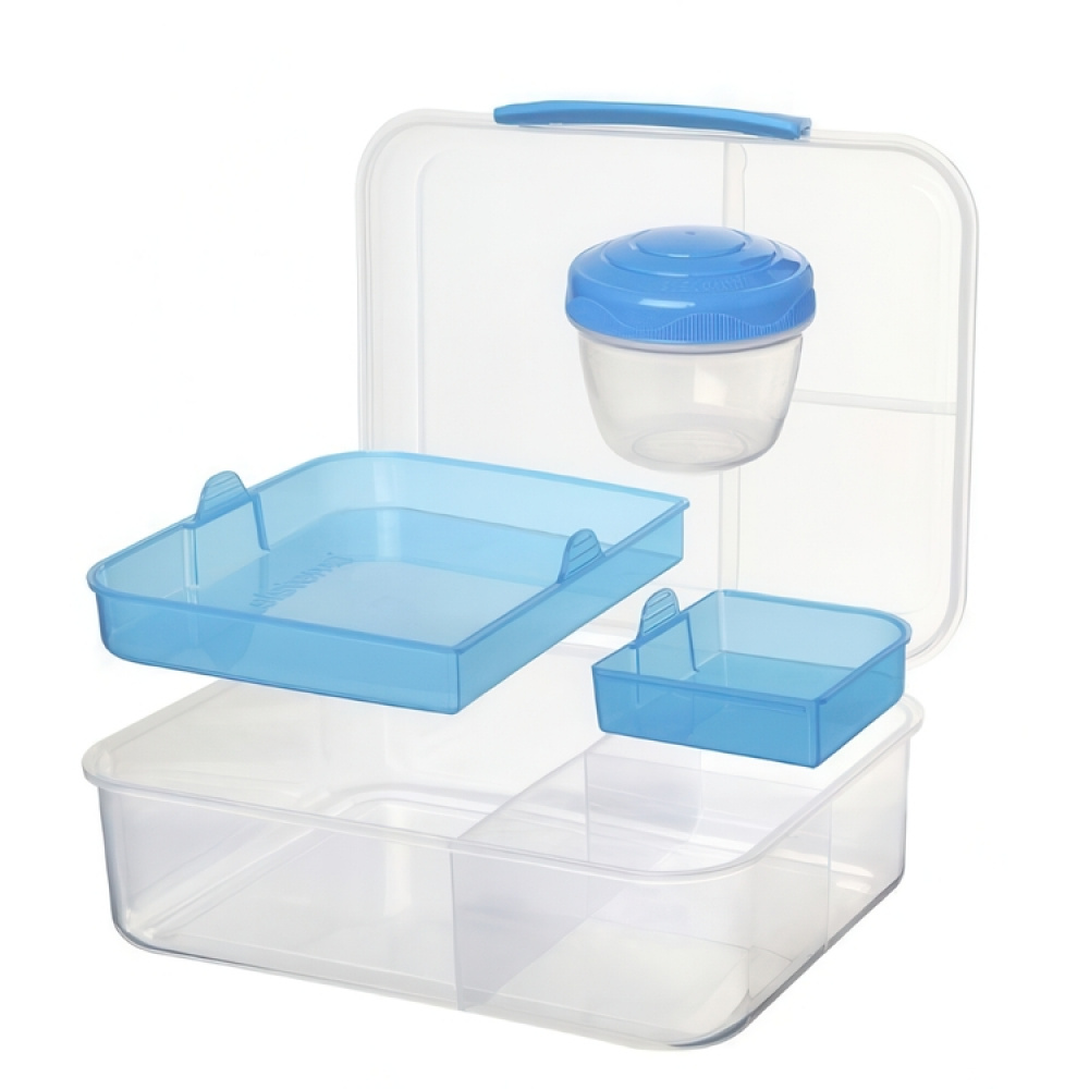 Lunch box with compartments, 1,65 L, SISTEMA BENTO TO GO in the group Storage / Kitchen storage / Food containers / Lunch boxes and Bento at SmartaSaker.se (42124)