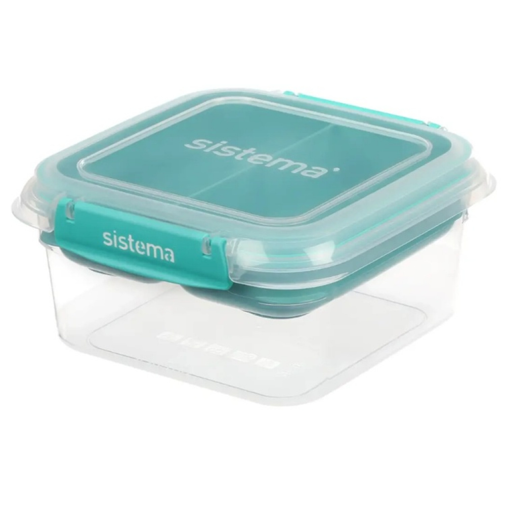 Lunch box with compartments, 1,15 L, SISTEMA STAX TO GO in the group Storage / Kitchen storage / Food containers / Lunch boxes and Bento at SmartaSaker.se (42125)