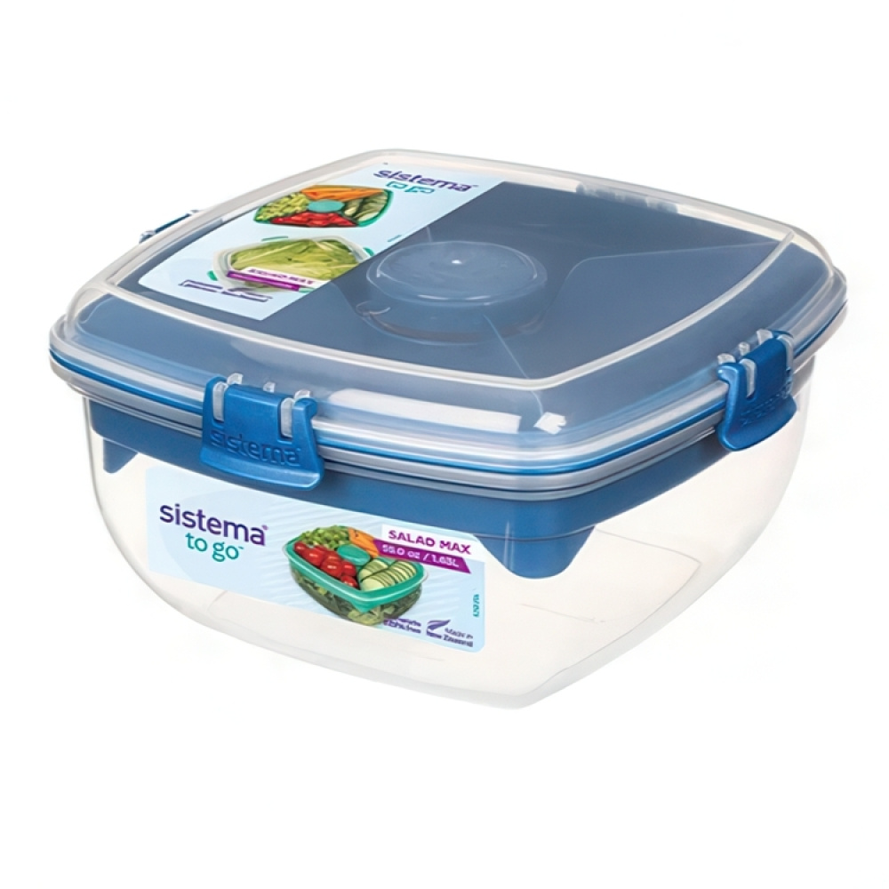 Lunch box for salad 1, 63L, Sistema in the group Storage / Kitchen storage / Food containers / SmartStore food containers at SmartaSaker.se (42126)