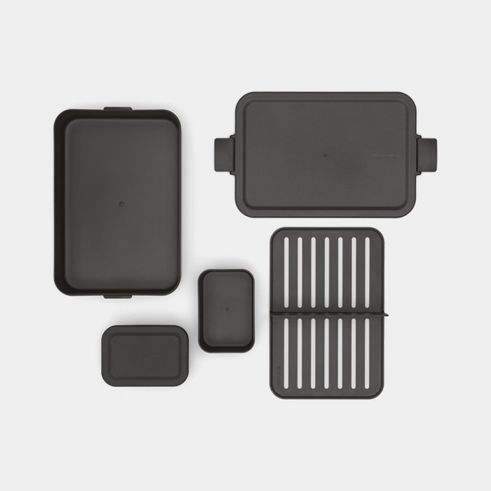 Food storage, 2 L, BRABANTIA MAKE & TAKE LARGE BENTO BOX , 25,5 x 16,7 x H 6,2 cm in the group Storage / Kitchen storage / Food containers / SmartStore food containers at SmartaSaker.se (42127)