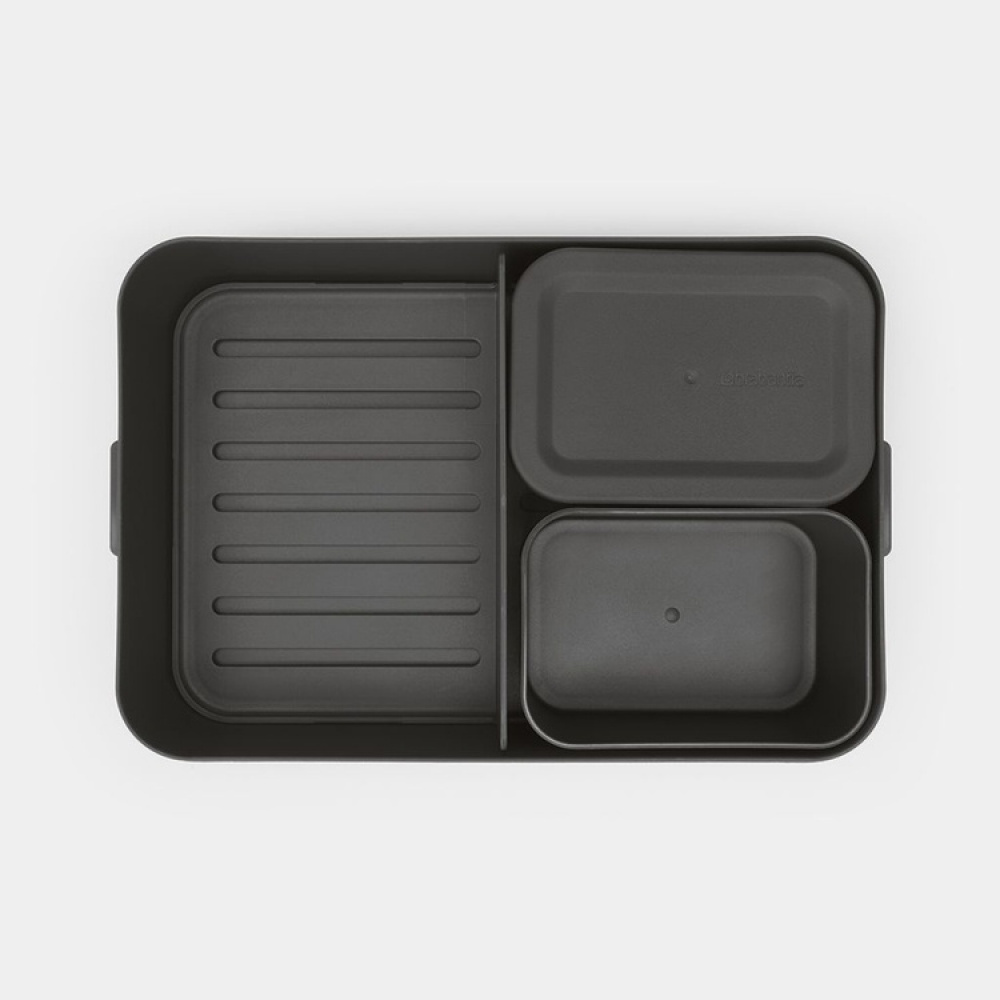 Food storage, 2 L, BRABANTIA MAKE & TAKE LARGE BENTO BOX , 25,5 x 16,7 x H 6,2 cm in the group Storage / Kitchen storage / Food containers / SmartStore food containers at SmartaSaker.se (42127)
