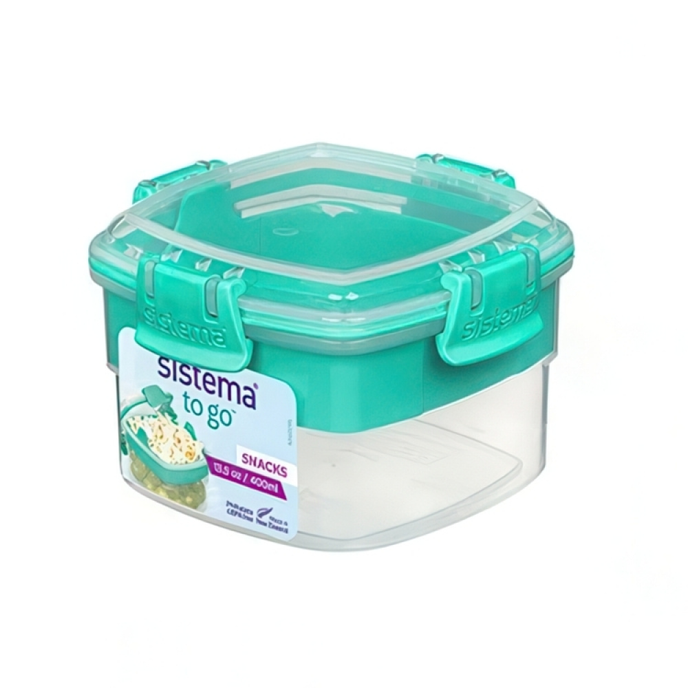 Lunch box divided into compartments, 400 ml, SNACK TO GO in the group Storage / Kitchen storage / Food containers / SmartStore food containers at SmartaSaker.se (42132)