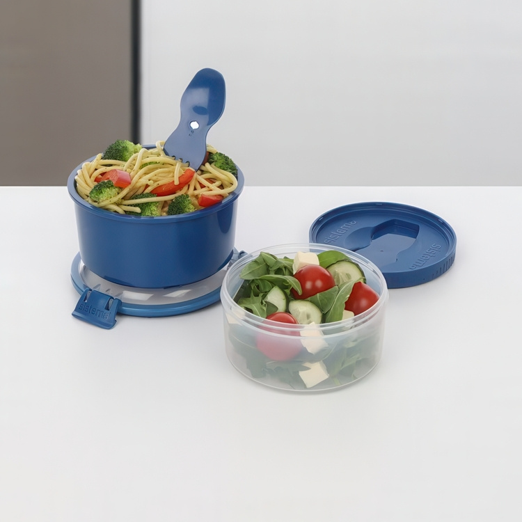Lunch box with compartments, 965 ml, LUNCH STACK TO GO in the group Storage / Kitchen storage at SmartaSaker.se (42133)