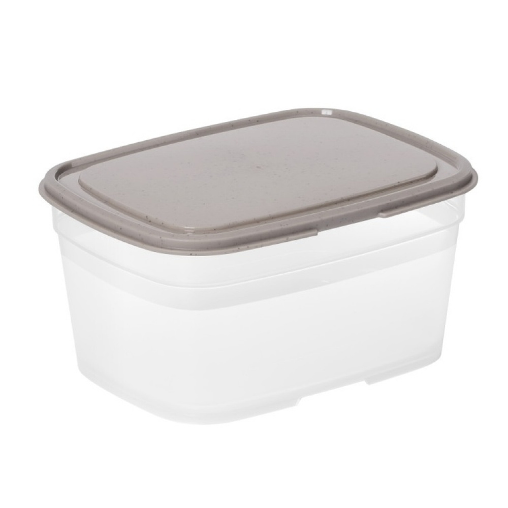 Food storage, 1 L, SMARTSTORE SUSTAIN, Transparent / Earl grey in the group Storage / Kitchen storage / Food containers / Plastic lunch boxes at SmartaSaker.se (42135)