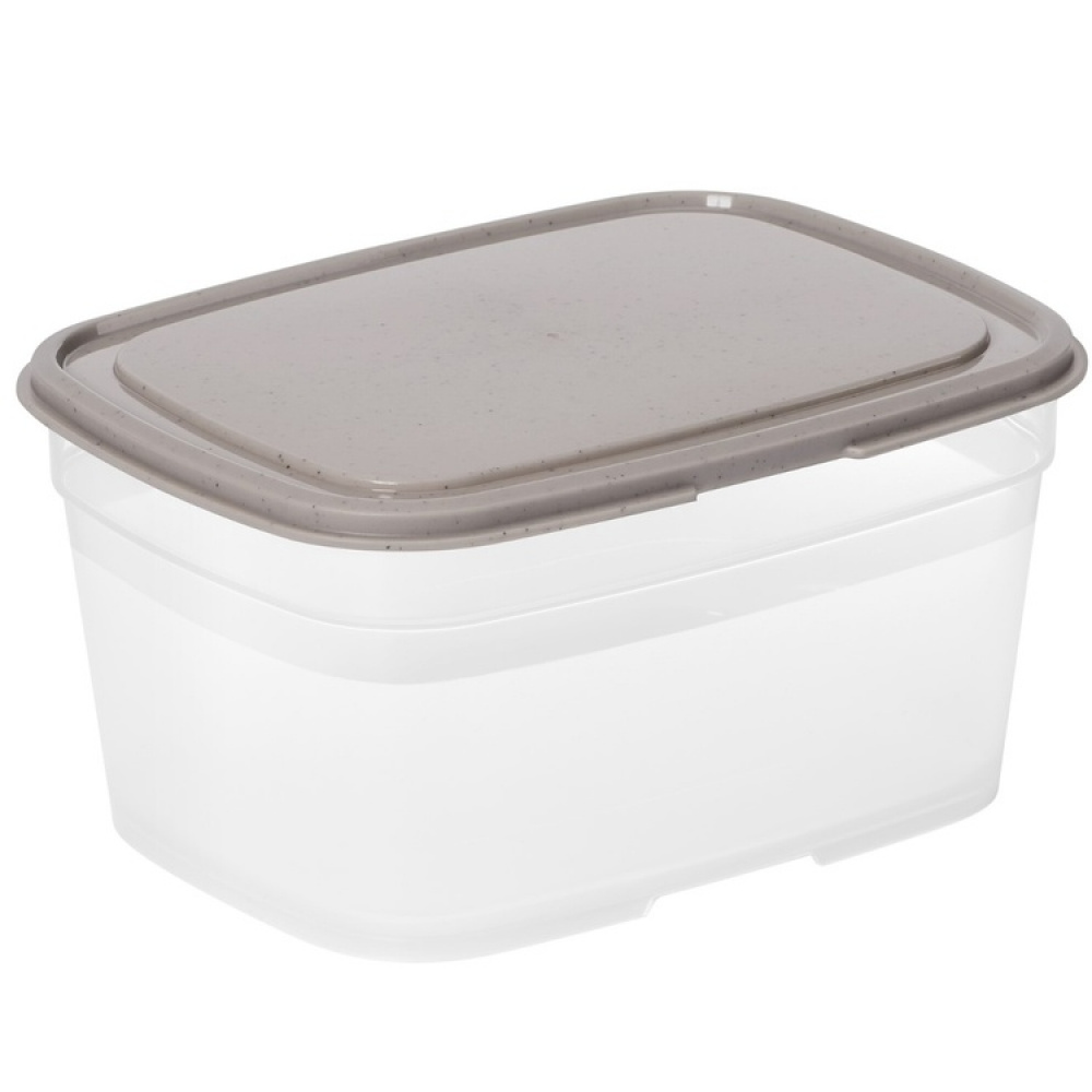 Food storage, 1 L, SMARTSTORE SUSTAIN, Transparent / Earl grey in the group Storage / Kitchen storage / Food containers / Plastic lunch boxes at SmartaSaker.se (42135)