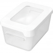 Lunch box, 0.45 L, SMARTSTORE SNACK, Clear / White Lunch box, 0.45 L, SMARTSTORE SNACK, Clear / White