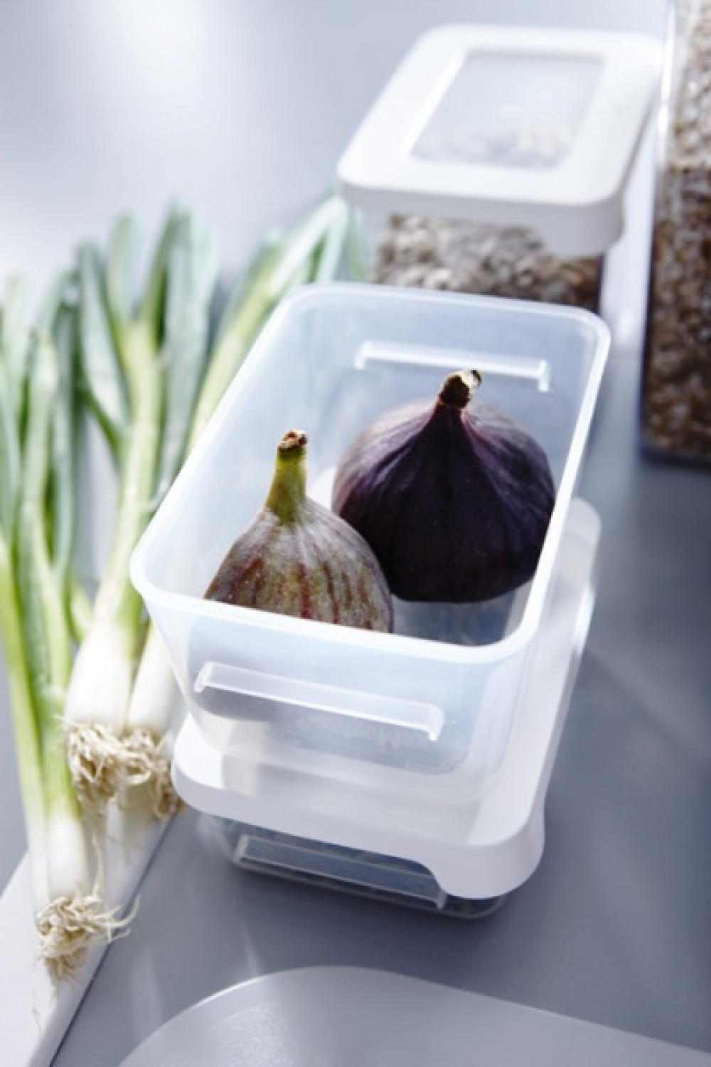 Lunch box, 0.45 L, SMARTSTORE SNACK, Clear / White in the group Storage / Kitchen storage / Food containers / Plastic at SmartaSaker.se (42136)