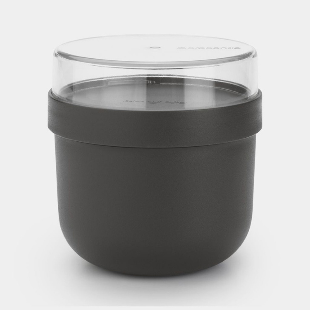 Bowl with lid, 0,5 L, BRABANTIA MAKE & TAKE BREAKFAST, Ø 11 x H 11,1 cm in the group Storage / Kitchen storage / Food containers / Plastic lunch boxes at SmartaSaker.se (42138)