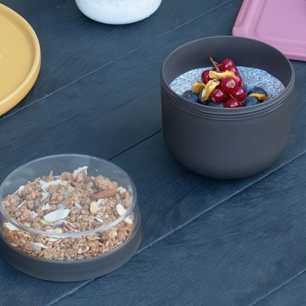 Bowl with lid, 0,5 L, BRABANTIA MAKE & TAKE BREAKFAST, Ø 11 x H 11,1 cm in the group Storage / Kitchen storage / Food containers / Plastic lunch boxes at SmartaSaker.se (42138)