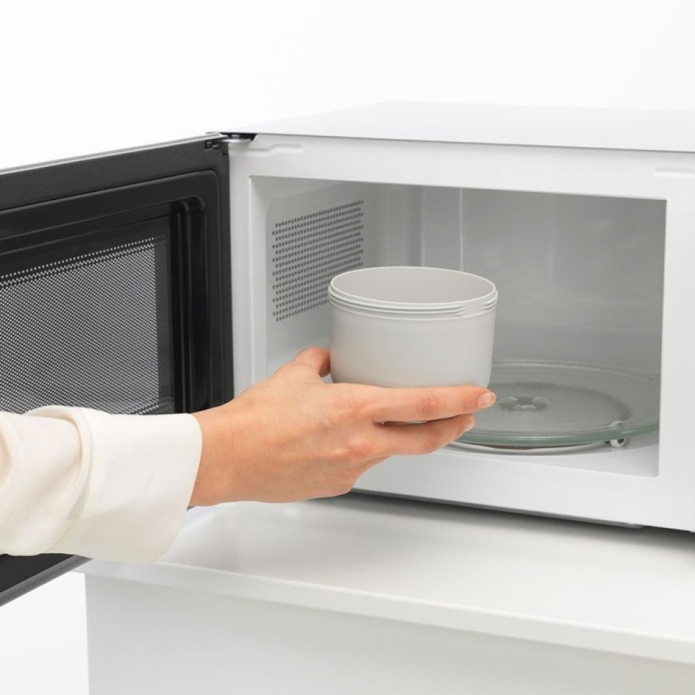 Bowl with lid, 0,5 L, BRABANTIA MAKE & TAKE BREAKFAST, Ø 11 x H 11,1 cm in the group Storage / Kitchen storage / Food containers / Plastic lunch boxes at SmartaSaker.se (42138)