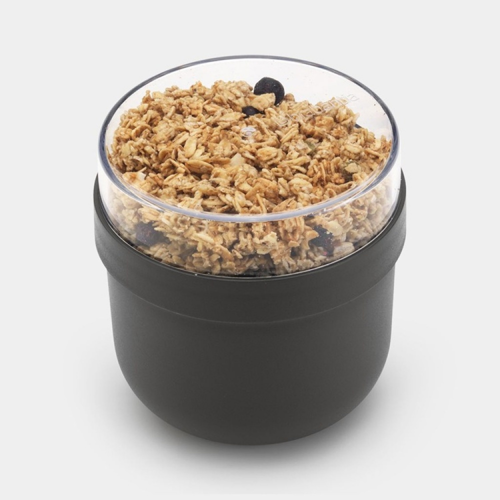 Bowl with lid, 0,5 L, BRABANTIA MAKE & TAKE BREAKFAST, Ø 11 x H 11,1 cm in the group Storage / Kitchen storage / Food containers / Plastic lunch boxes at SmartaSaker.se (42138)