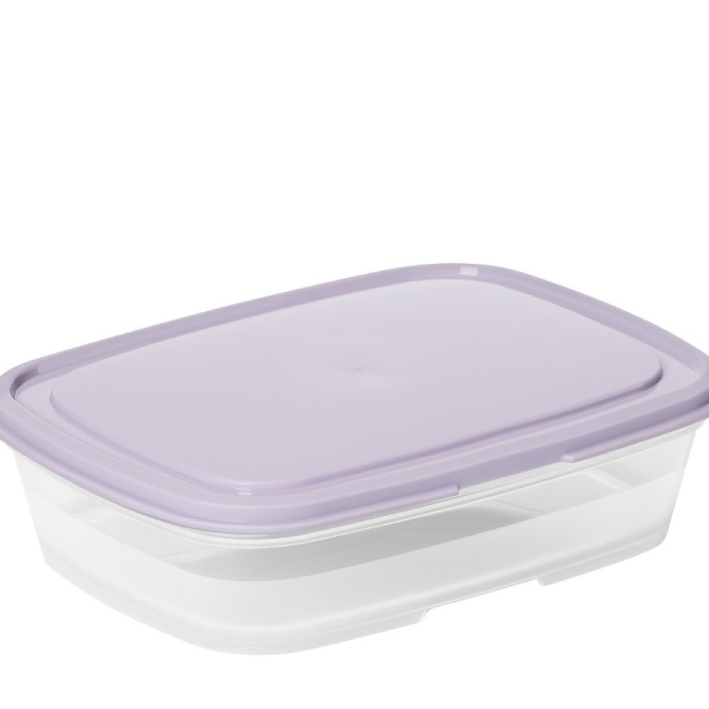 Food storage, 0,5 L, SMARTSTORE FRESH, Transparent / Purple in the group Storage / Kitchen storage / Food containers / SmartStore food containers at SmartaSaker.se (42139)