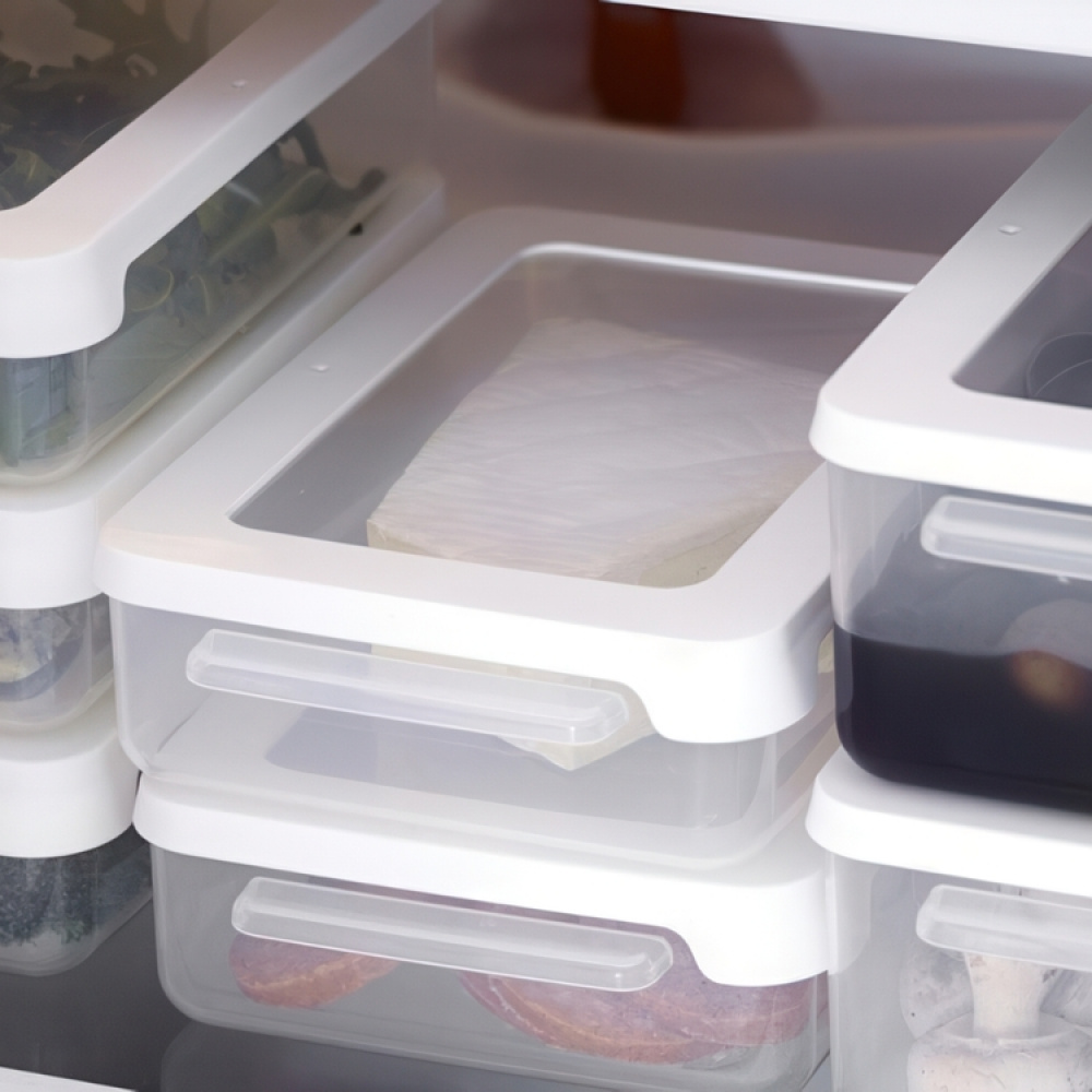 Lunch box, 0,6 L, SMARTSTORE SNACK, Clear White in the group Storage / Kitchen storage / Food containers / Plastic lunch boxes at SmartaSaker.se (42141)