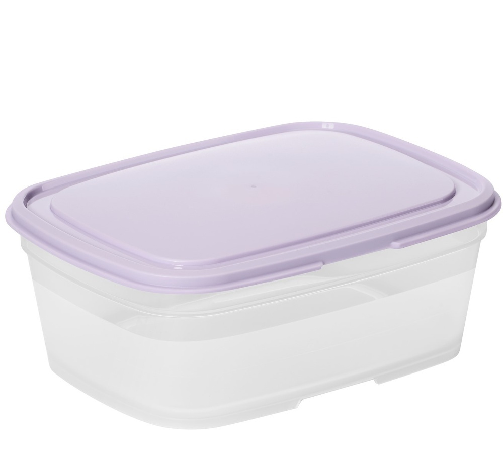 Food storage, 0,8 L, SMARTSTORE FRESH, Transparent / Purple in the group Storage / Kitchen storage / Food containers / SmartStore food containers at SmartaSaker.se (42142)
