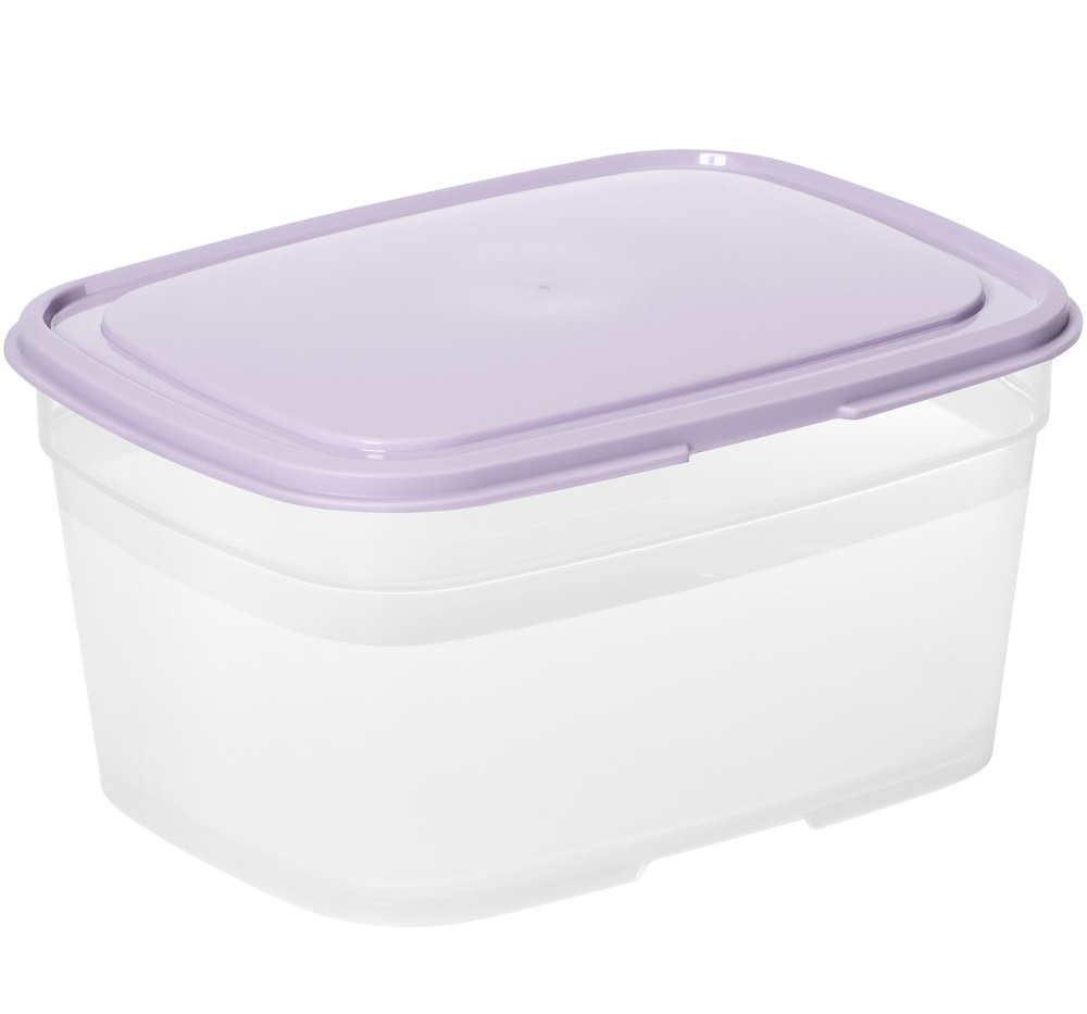 Food storage, 1 L, SMARTSTORE FRESH, Transparent / Purple in the group Storage / Kitchen storage / Food containers / SmartStore food containers at SmartaSaker.se (42146)