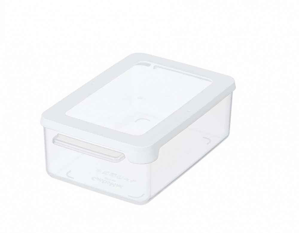 Lunch box, 1 L, SMARTSTORE SNACK, Clear / White in the group Storage / Kitchen storage / Food containers / Plastic at SmartaSaker.se (42147)