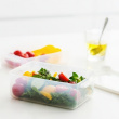 Lunch box, 1 L, SMARTSTORE SNACK, Clear / White Lunch box, 1 L, SMARTSTORE SNACK, Clear / White