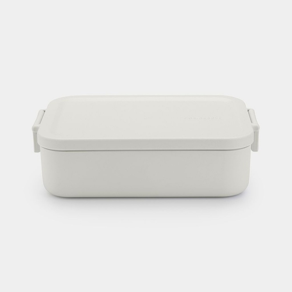 Food storage, 1,1 L, BRABANTIA MAKE & TAKE MEDIUM LUNCH BOX, 20 x 13,5 x H 5,5 cm in the group Storage / Kitchen storage / Food containers / Plastic lunch boxes at SmartaSaker.se (42150)