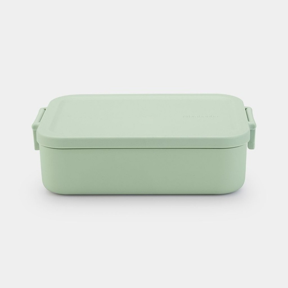 Food storage, 1,1 L, BRABANTIA MAKE & TAKE MEDIUM LUNCH BOX, 20 x 13,5 x H 5,5 cm in the group Storage / Kitchen storage / Food containers / Plastic lunch boxes at SmartaSaker.se (42150)