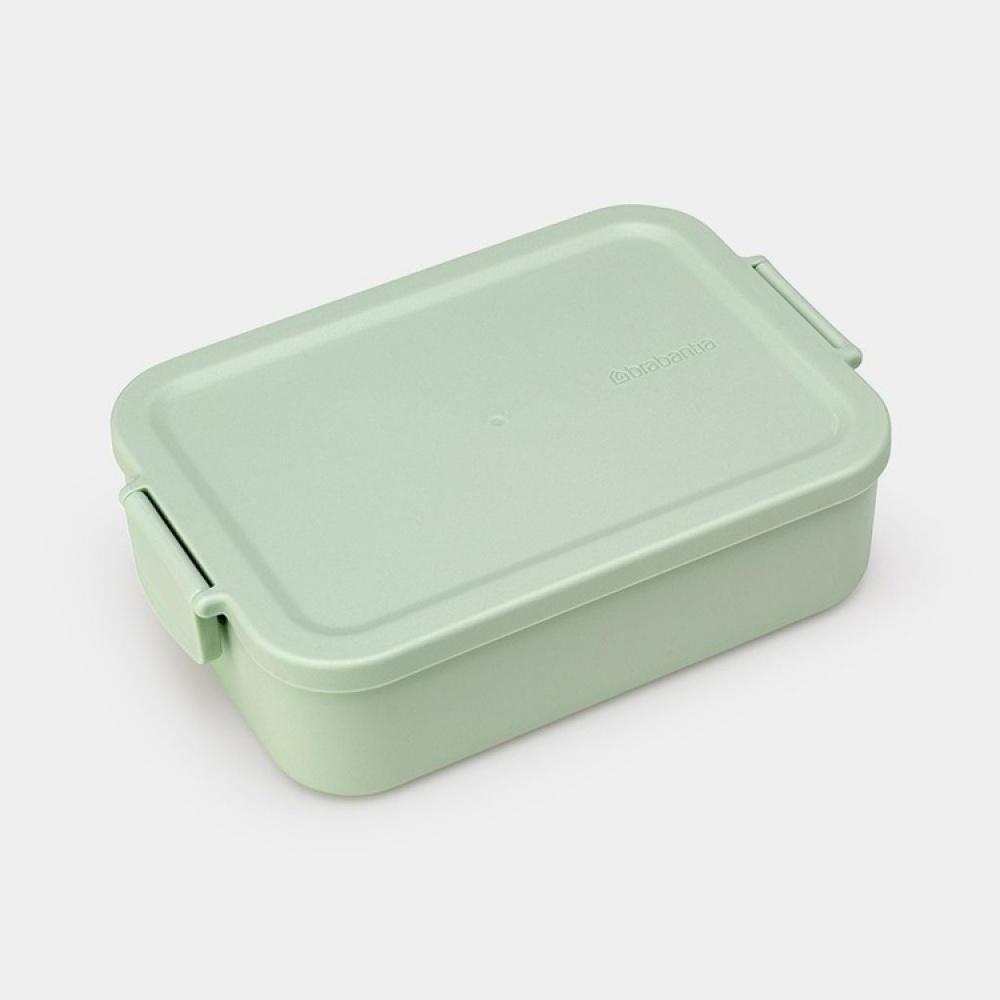 Food storage, 1,1 L, BRABANTIA MAKE & TAKE MEDIUM LUNCH BOX, 20 x 13,5 x H 5,5 cm in the group Storage / Kitchen storage / Food containers / Plastic lunch boxes at SmartaSaker.se (42150)