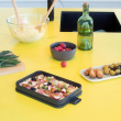 Food storage, 1,1 L, BRABANTIA MAKE & TAKE FLAT LUNCH BOX , 25,5 x 16,7 x H 3,7 cm, Dark grey Food storage, 1,1 L, BRABANTIA MAKE & TAKE FLAT LUNCH BOX , 25,5 x 16,7 x H 3,7 cm, Dark grey