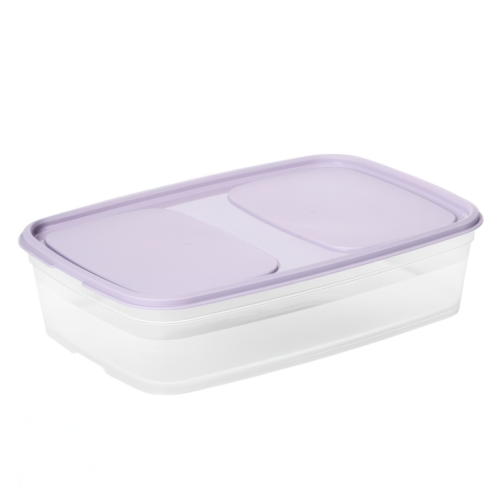 Food storage, 1,6 L, SMARTSTORE FRESH, Transparent / Purple in the group Storage / Kitchen storage / Food containers / Plastic lunch boxes at SmartaSaker.se (42154)