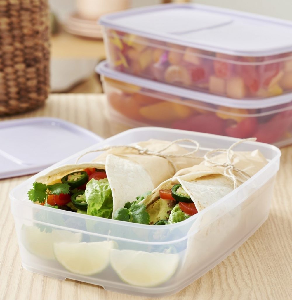 Food storage, 1,6 L, SMARTSTORE FRESH, Transparent / Purple in the group Storage / Kitchen storage / Food containers / Plastic at SmartaSaker.se (42154)