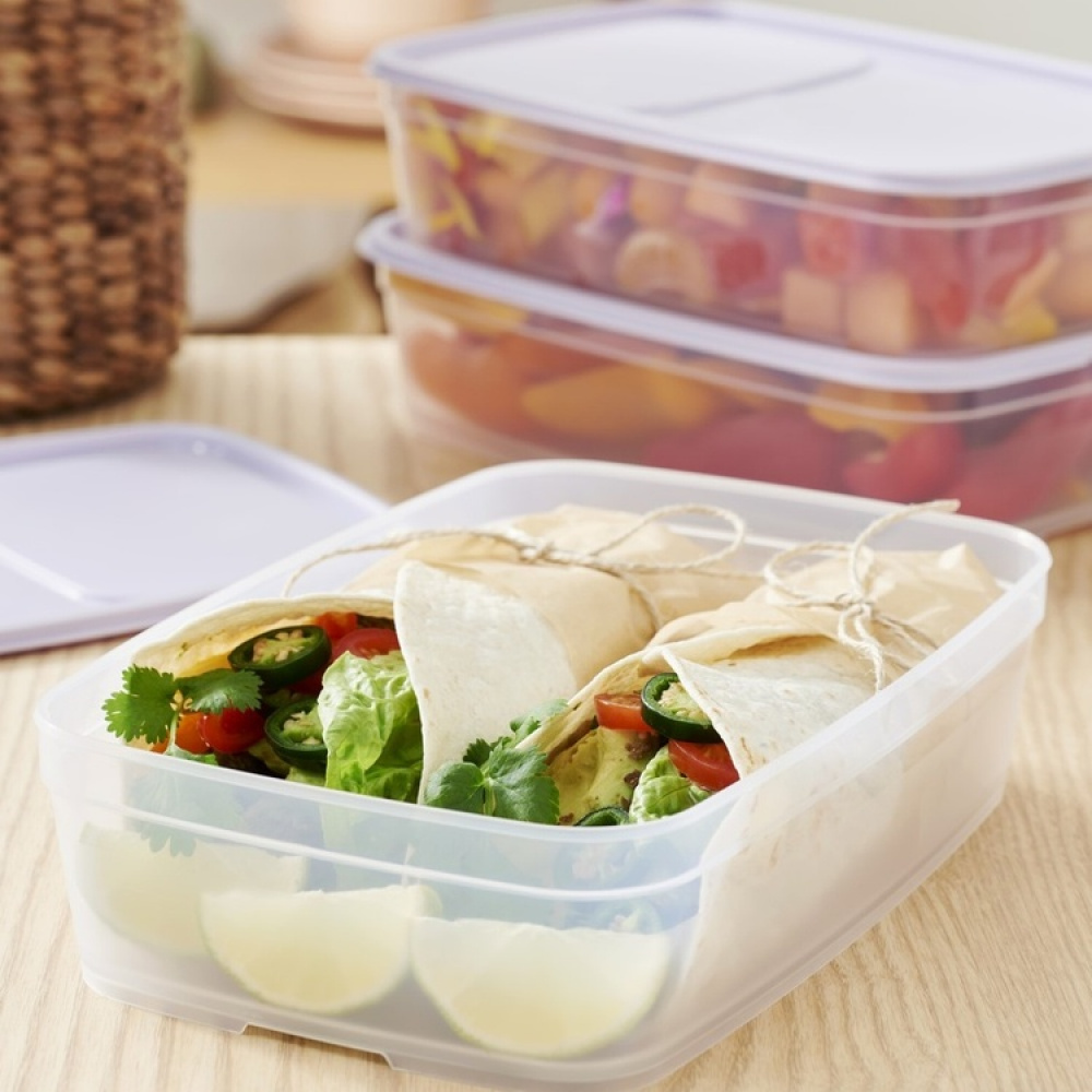 Food storage, 1,6 L, SMARTSTORE FRESH, Transparent / Purple in the group Storage / Kitchen storage / Food containers / Plastic lunch boxes at SmartaSaker.se (42154)
