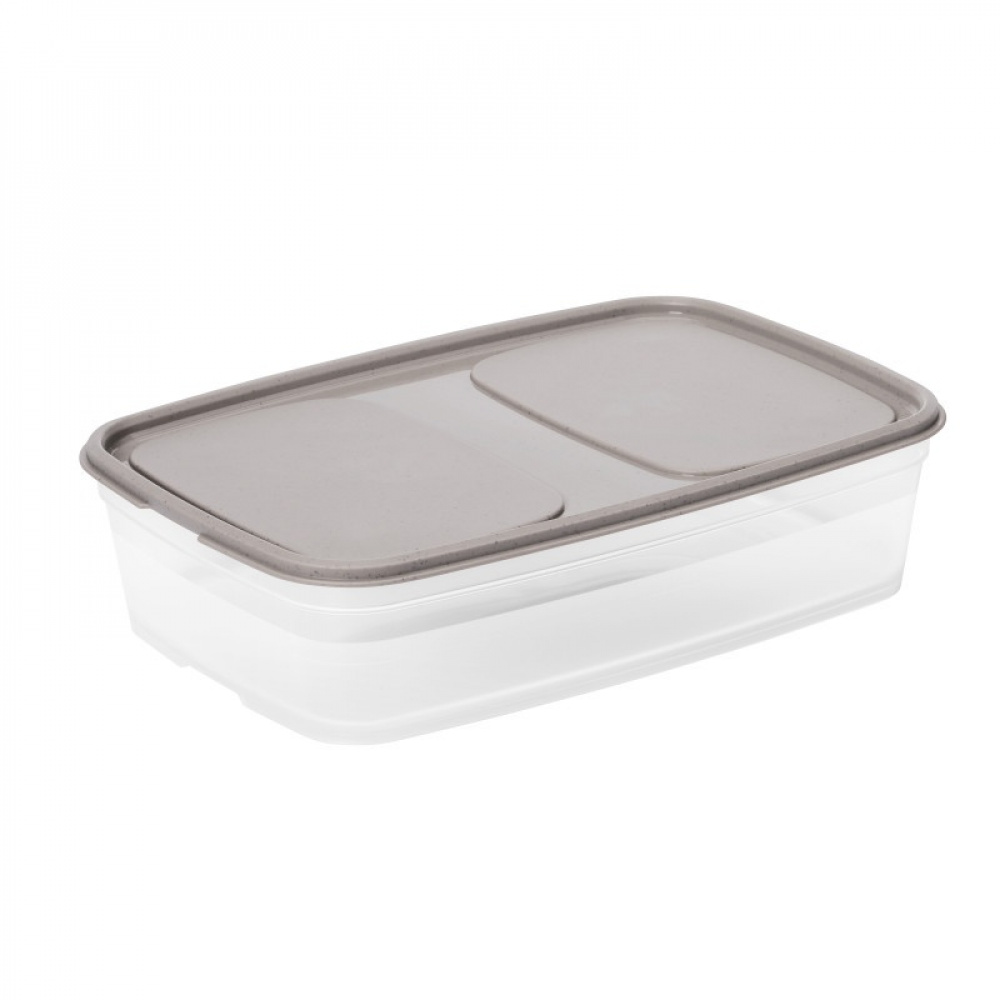 Food storage, 1,6 L, SMARTSTORE SUSTAIN, Transparent / Earl grey in the group Storage / Kitchen storage / Food containers / Plastic at SmartaSaker.se (42155)