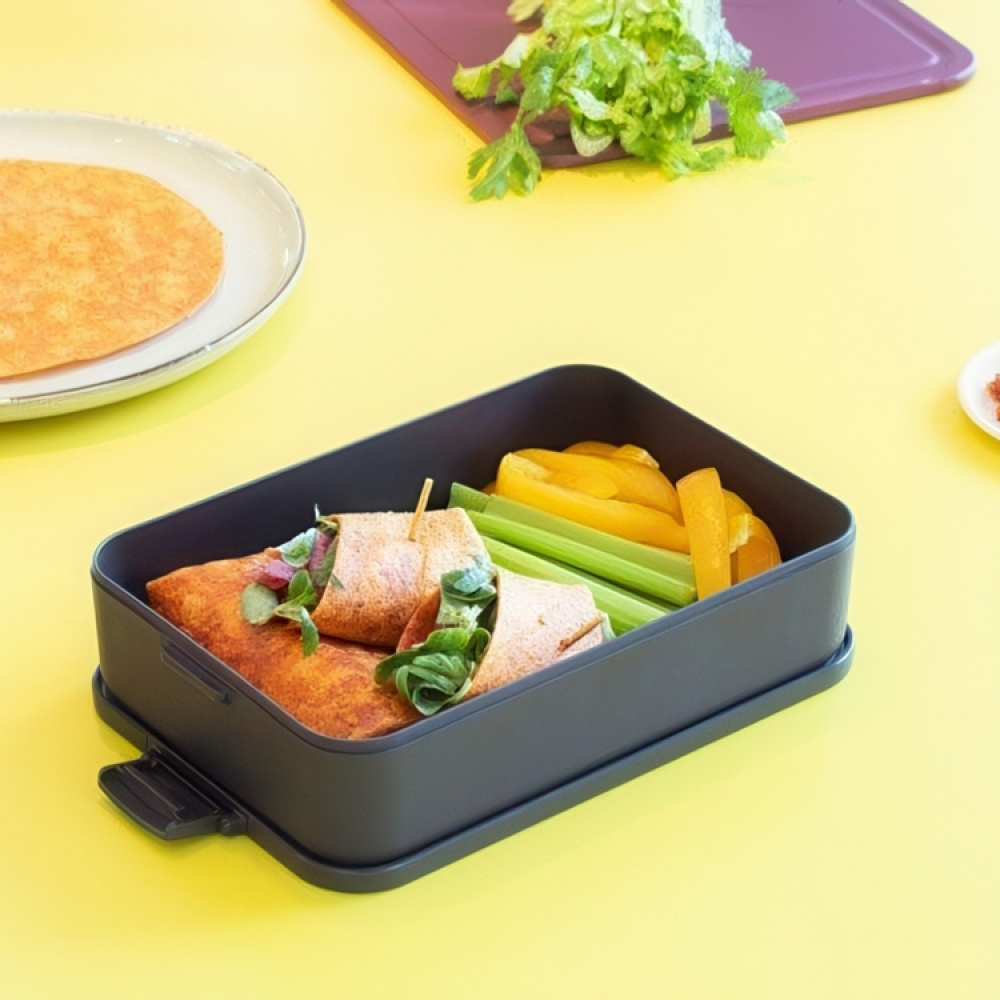 Food storage, 2 L, BRABANTIA MAKE & TAKE LARGE LUNCH BOX , 25,5 x 16,7 x H 6 cm in the group Storage / Kitchen storage / Food containers / Plastic lunch boxes at SmartaSaker.se (42156)