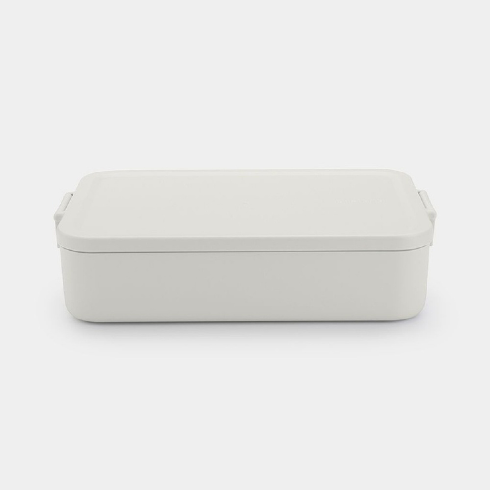Food storage, 2 L, BRABANTIA MAKE & TAKE LARGE LUNCH BOX , 25,5 x 16,7 x H 6 cm in the group Storage / Kitchen storage / Food containers / Plastic lunch boxes at SmartaSaker.se (42156)