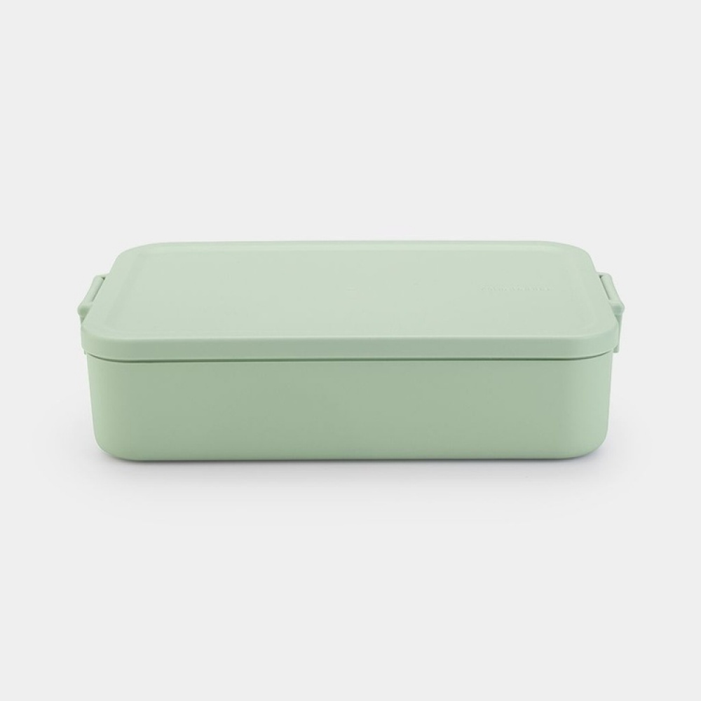 Food storage, 2 L, BRABANTIA MAKE & TAKE LARGE LUNCH BOX , 25,5 x 16,7 x H 6 cm in the group Storage / Kitchen storage / Food containers / Plastic lunch boxes at SmartaSaker.se (42156)