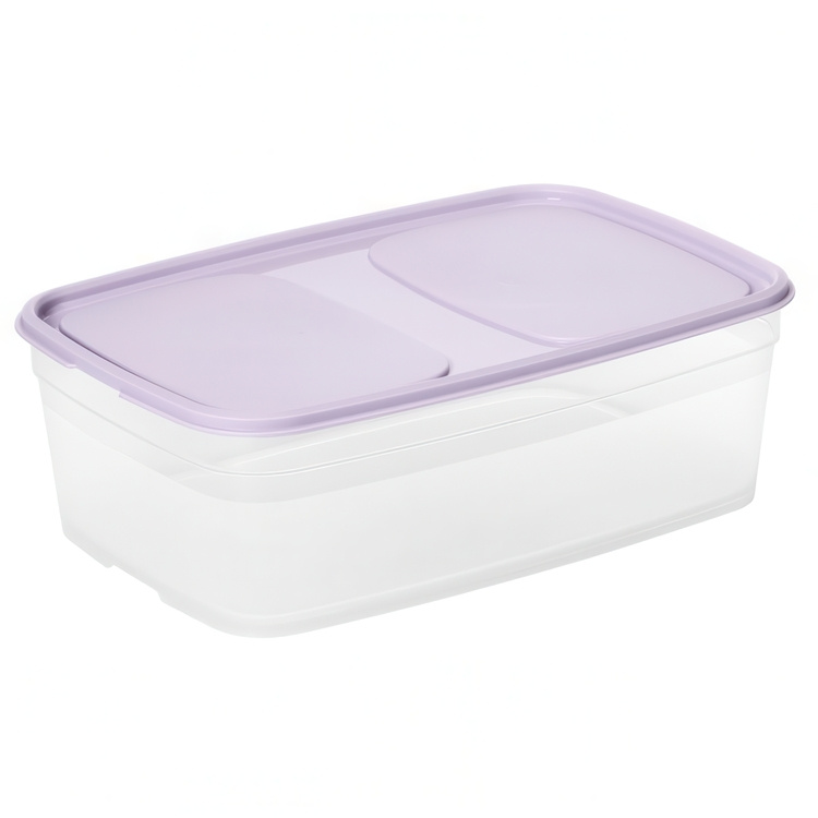 Food storage, 2,2 L, SMARTSTORE FRESH, Transparent / Purple in the group Storage / Kitchen storage / Food containers / Plastic lunch boxes at SmartaSaker.se (42157)
