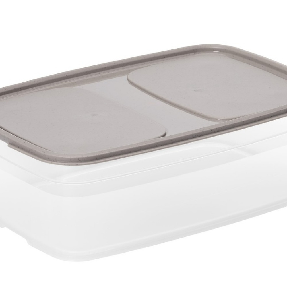 Food storage, 2,2 L, SMARTSTORE SUSTAIN, Transparent / Earl grey in the group Storage / Kitchen storage / Food containers / Plastic lunch boxes at SmartaSaker.se (42158)