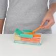 Lunch box with compartment, 410 ml, SNACK ATTACK TO GO, 19 x 8 x H 6 cm, Mint Teal Lunch box with compartment, 410 ml, SNACK ATTACK TO GO, 19 x 8 x H 6 cm, Mint Teal