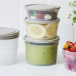 Food storage, Round, 0,6 L, SMARTSTORE SUSTAIN, Transparent / Earl grey Food storage, Round, 0,6 L, SMARTSTORE SUSTAIN, Transparent / Earl grey