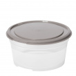 Food storage, Round, 0,45 L, SMARTSTORE SUSTAIN, Transparent / Earl grey Food storage, Round, 0,45 L, SMARTSTORE SUSTAIN, Transparent / Earl grey