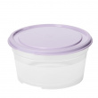 Food storage Round, 0,45 L, SMARTSTORE FRESH, Transparent / Purple Food storage Round, 0,45 L, SMARTSTORE FRESH, Transparent / Purple