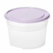 Food storage Round, 0,6 L, SMARTSTORE FRESH, Transparent / Purple Food storage Round, 0,6 L, SMARTSTORE FRESH, Transparent / Purple