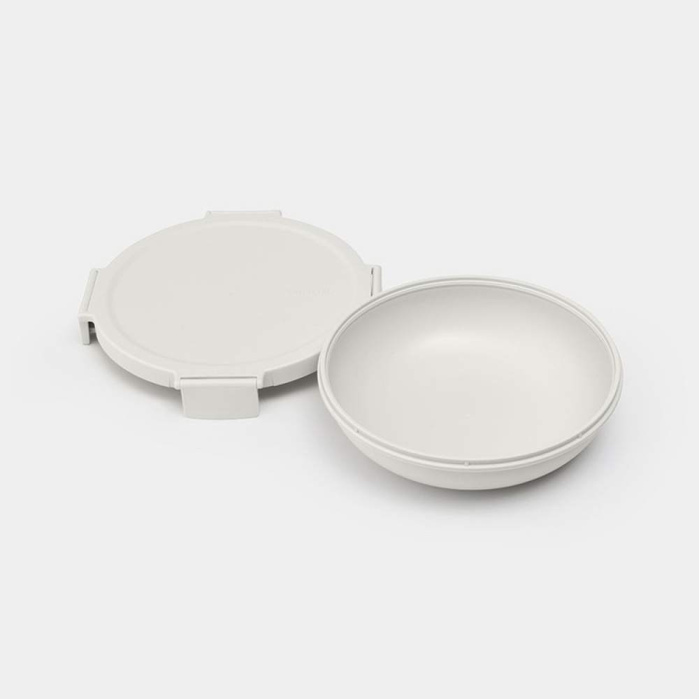 Lunch box, 1 L, BRABANTIA MAKE & TAKE LUNCH BOWL, Ø 21,5 x H 6 cm in the group Storage / Kitchen storage / Food containers / Plastic lunch boxes at SmartaSaker.se (42180)