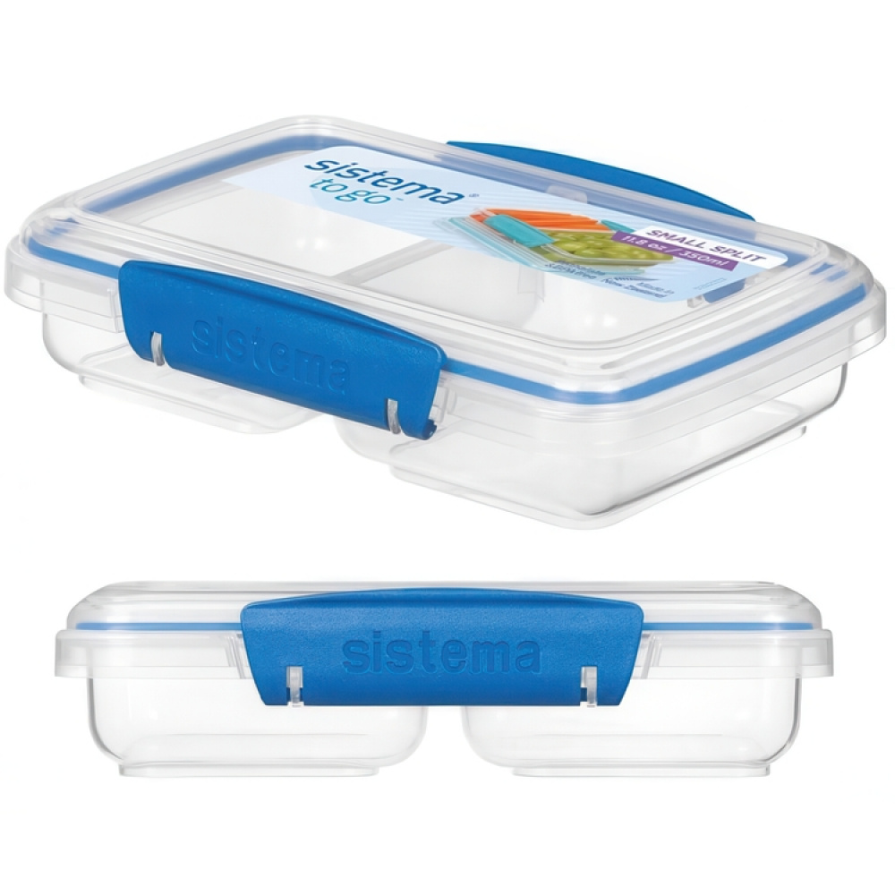 Lunch box, Two parts, 350 ML, KLIP IT SMALL SPLIT TO GO in the group Storage / Kitchen storage / Food containers / SmartStore food containers at SmartaSaker.se (42191)