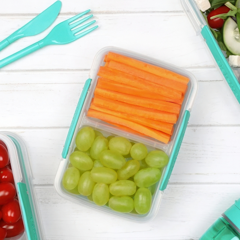 Lunch box, Two parts, 350 ML, KLIP IT SMALL SPLIT TO GO in the group Storage / Kitchen storage / Food containers / SmartStore food containers at SmartaSaker.se (42191)