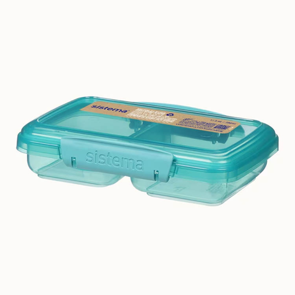 Lunch box, Two parts, 350 ML, KLIP IT SMALL SPLIT TO GO in the group Storage / Kitchen storage / Food containers / SmartStore food containers at SmartaSaker.se (42191)