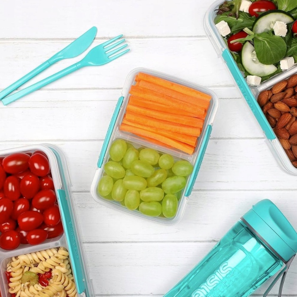 Lunch box, Two parts, 350 ML, KLIP IT SMALL SPLIT TO GO in the group Storage / Kitchen storage / Food containers / SmartStore food containers at SmartaSaker.se (42191)