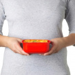 Lunch boxes, Set with 3, MICROWAVE HEAT & EAT PACK, Red Lunch boxes, Set with 3, MICROWAVE HEAT & EAT PACK, Red